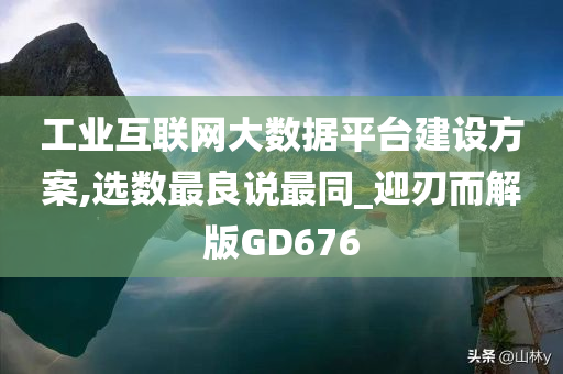 工业互联网大数据平台建设方案,选数最良说最同_迎刃而解版GD676