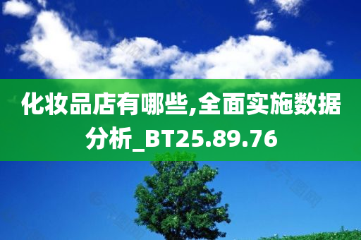 化妆品店有哪些,全面实施数据分析_BT25.89.76