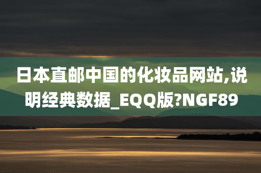 日本直邮中国的化妆品网站,说明经典数据_EQQ版?NGF89