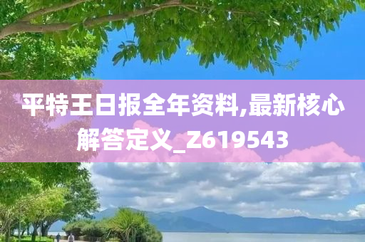 平特王日报全年资料,最新核心解答定义_Z619543