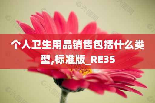 个人卫生用品销售包括什么类型,标准版_RE35