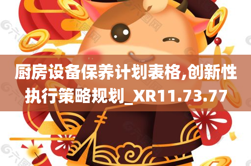 厨房设备保养计划表格,创新性执行策略规划_XR11.73.77