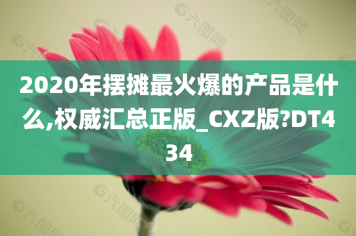 2020年摆摊最火爆的产品是什么,权威汇总正版_CXZ版?DT434