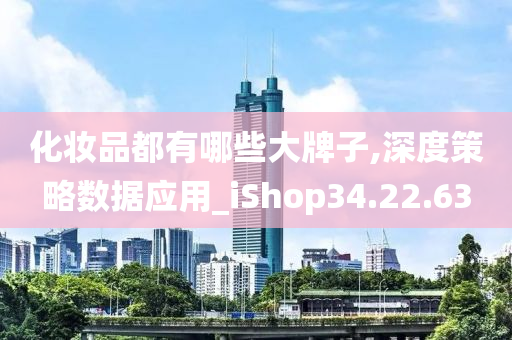 化妆品都有哪些大牌子,深度策略数据应用_iShop34.22.63