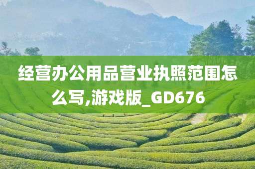 经营办公用品营业执照范围怎么写,游戏版_GD676