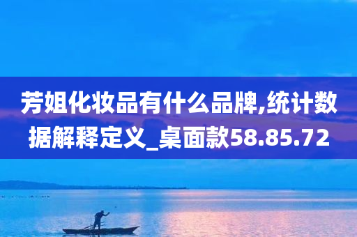 芳姐化妆品有什么品牌,统计数据解释定义_桌面款58.85.72