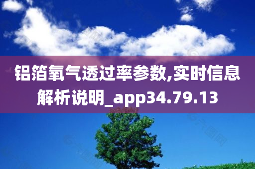 铝箔氧气透过率参数,实时信息解析说明_app34.79.13