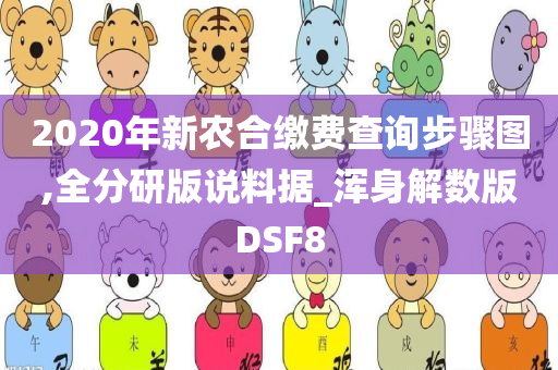 2020年新农合缴费查询步骤图,全分研版说料据_浑身解数版DSF8