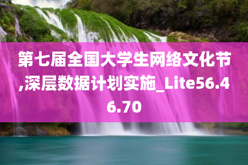 第七届全国大学生网络文化节,深层数据计划实施_Lite56.46.70