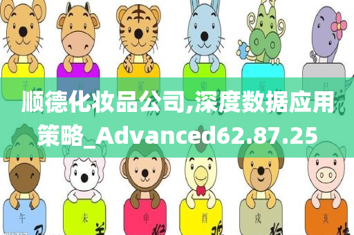 顺德化妆品公司,深度数据应用策略_Advanced62.87.25