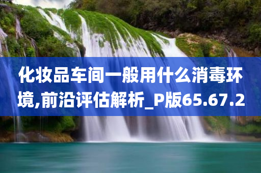 化妆品车间一般用什么消毒环境,前沿评估解析_P版65.67.20