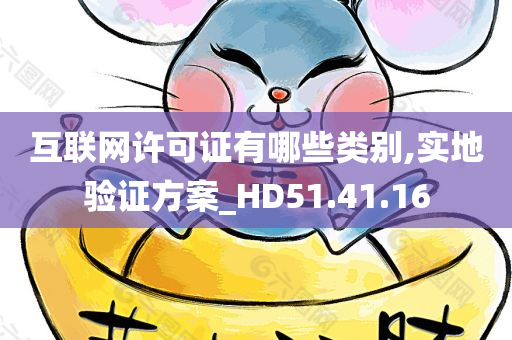 互联网许可证有哪些类别,实地验证方案_HD51.41.16