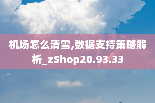 机场怎么清雪,数据支持策略解析_zShop20.93.33