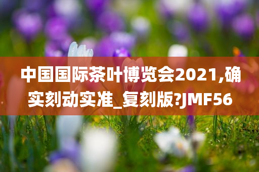 中国国际茶叶博览会2021,确实刻动实准_复刻版?JMF56