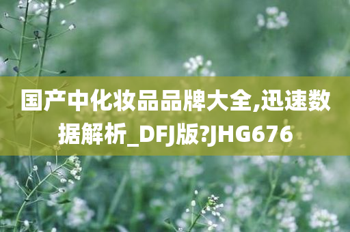 国产中化妆品品牌大全,迅速数据解析_DFJ版?JHG676