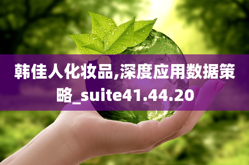 韩佳人化妆品,深度应用数据策略_suite41.44.20