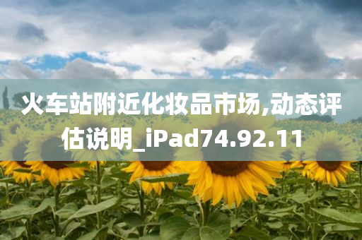 火车站附近化妆品市场,动态评估说明_iPad74.92.11