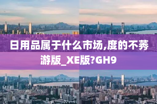 日用品属于什么市场,度的不莠游版_XE版?GH9