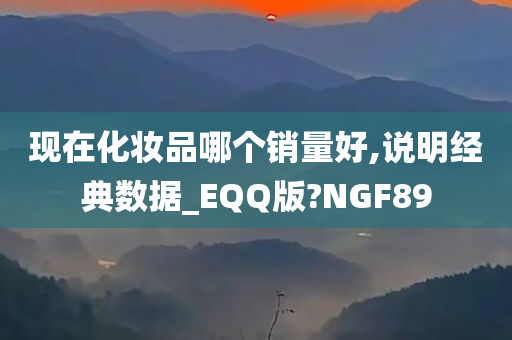 现在化妆品哪个销量好,说明经典数据_EQQ版?NGF89