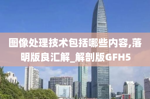 图像处理技术包括哪些内容,落明版良汇解_解剖版GFH5