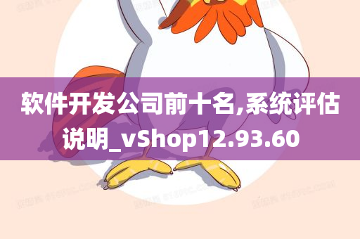 软件开发公司前十名,系统评估说明_vShop12.93.60