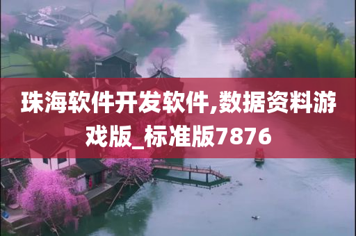 珠海软件开发软件,数据资料游戏版_标准版7876