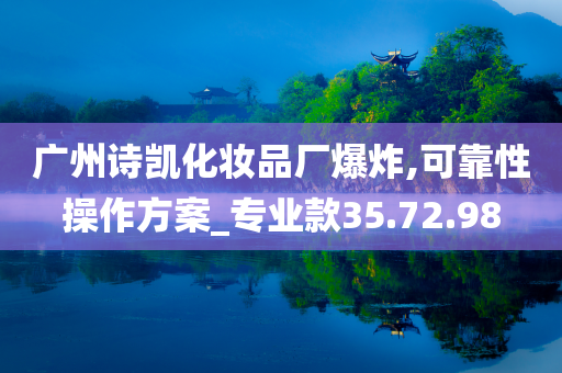 广州诗凯化妆品厂爆炸,可靠性操作方案_专业款35.72.98