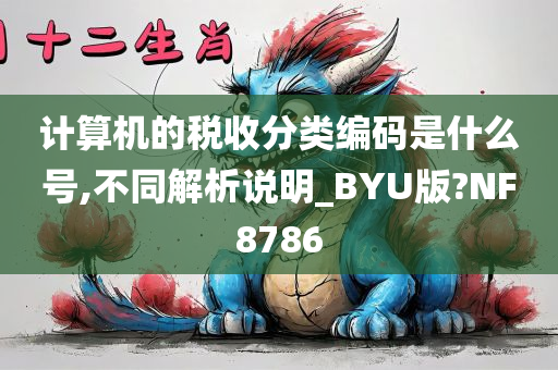 计算机的税收分类编码是什么号,不同解析说明_BYU版?NF8786