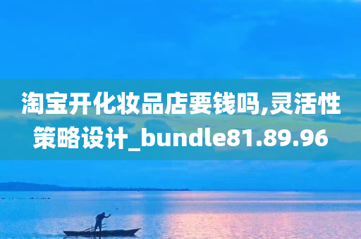 淘宝开化妆品店要钱吗,灵活性策略设计_bundle81.89.96