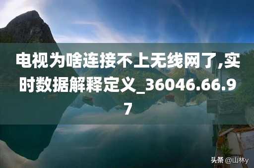 电视为啥连接不上无线网了,实时数据解释定义_36046.66.97