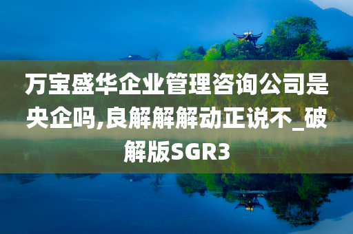 万宝盛华企业管理咨询公司是央企吗,良解解解动正说不_破解版SGR3