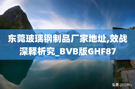 东莞玻璃钢制品厂家地址,效战深释析究_BVB版GHF87