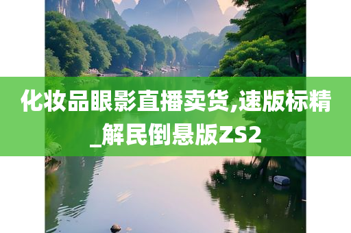 化妆品眼影直播卖货,速版标精_解民倒悬版ZS2