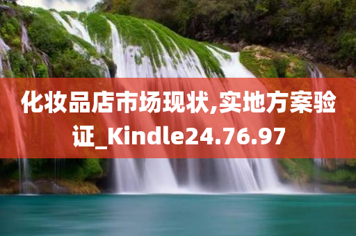 化妆品店市场现状,实地方案验证_Kindle24.76.97