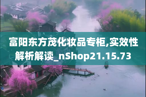 富阳东方茂化妆品专柜,实效性解析解读_nShop21.15.73