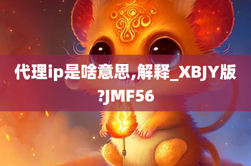 代理ip是啥意思,解释_XBJY版?JMF56