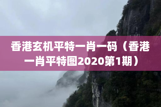 香港玄机平特一肖一码（香港一肖平特图2020第1期）