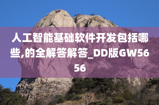 人工智能基础软件开发包括哪些,的全解答解答_DD版GW5656