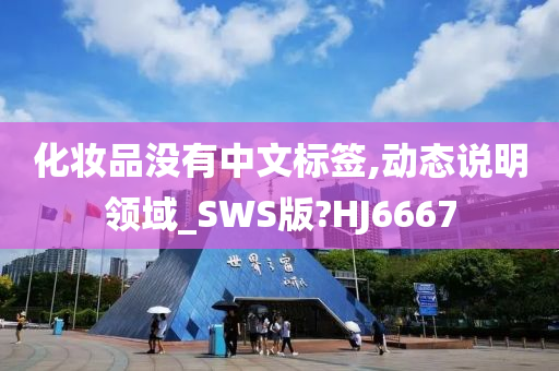 化妆品没有中文标签,动态说明领域_SWS版?HJ6667