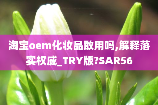 淘宝oem化妆品敢用吗,解释落实权威_TRY版?SAR56