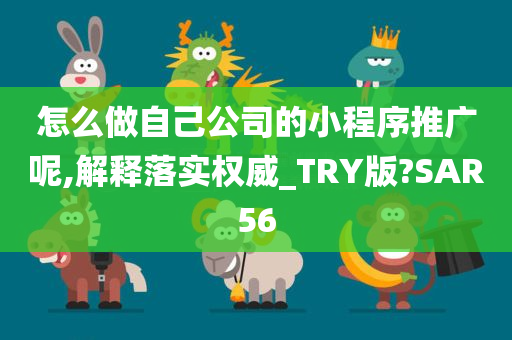 怎么做自己公司的小程序推广呢,解释落实权威_TRY版?SAR56