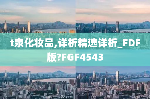 t泉化妆品,详析精选详析_FDF版?FGF4543