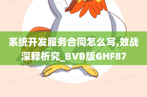 系统开发服务合同怎么写,效战深释析究_BVB版GHF87