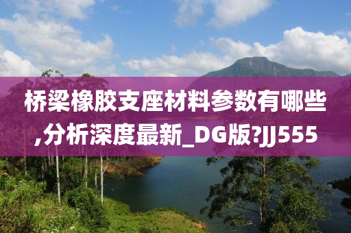 桥梁橡胶支座材料参数有哪些,分析深度最新_DG版?JJ555