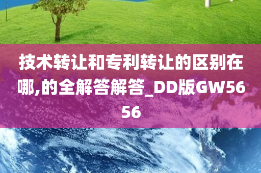 技术转让和专利转让的区别在哪,的全解答解答_DD版GW5656