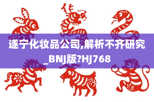 遂宁化妆品公司,解析不齐研究_BNJ版?HJ768