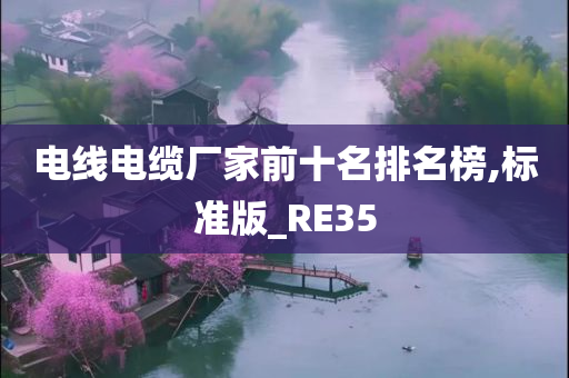 电线电缆厂家前十名排名榜,标准版_RE35