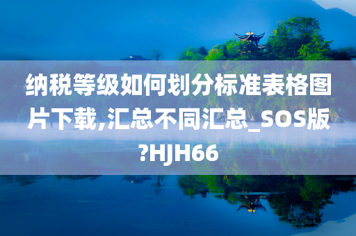 纳税等级如何划分标准表格图片下载,汇总不同汇总_SOS版?HJH66