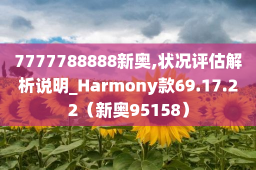 7777788888新奥,状况评估解析说明_Harmony款69.17.22（新奥95158）