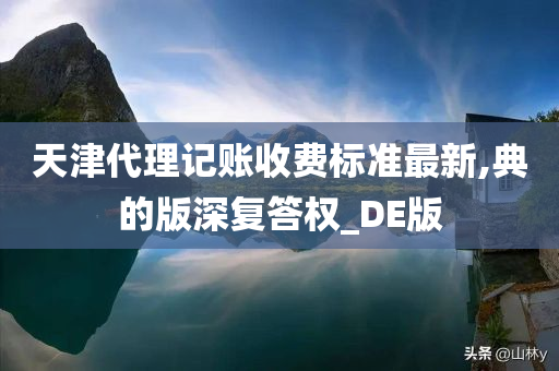 天津代理记账收费标准最新,典的版深复答权_DE版